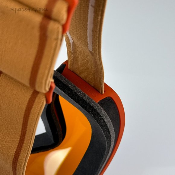 Chloe Ski Mask CH0072S 003 Matte Rust Orange Multilayer Blue Zeiss - Picture 6 of 10